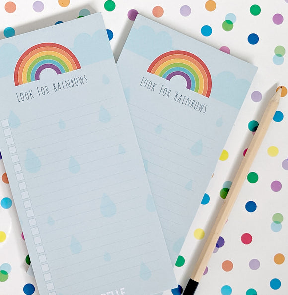 Look for Rainbows To-Do List Pad